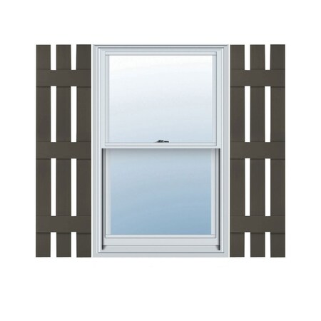 Ekena Millwork Builders Edge, TailorMade Three Board Spaced (3 Batten), Board-n-Batten Shutters, BES3120058010, PR BES3120058010